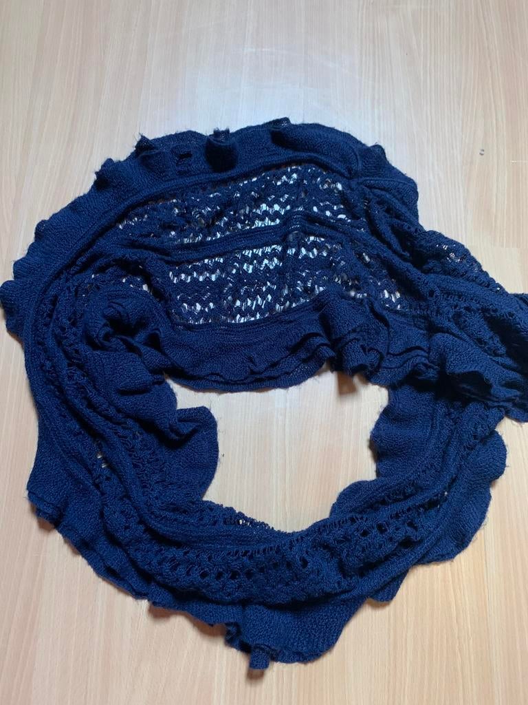 Mooie blauwe col, Ophalen of Verzenden, Zo goed als nieuw, Sjaal