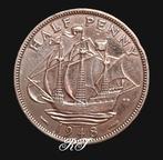 1948 Koperen George VI Halfpenny., Ophalen of Verzenden, Overige landen, Losse munt