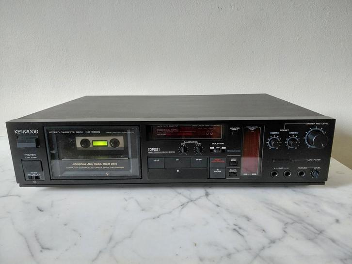 Kenwood vintage cassette deck (defect), Audio, Tv en Foto, Cassettedecks, Enkel, Kenwood, Ophalen