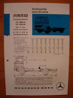 Mercedes 1513 LP LPK LPS 1970 Specificatie Brochure, Zo goed als nieuw, Mercedes-Benz, Mercedes, Ophalen of Verzenden