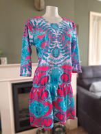Custo jurk mooie turquoise roze mt 6 44 XL, Overige kleuren, Custo, Verzenden, Maat 42/44 (L)