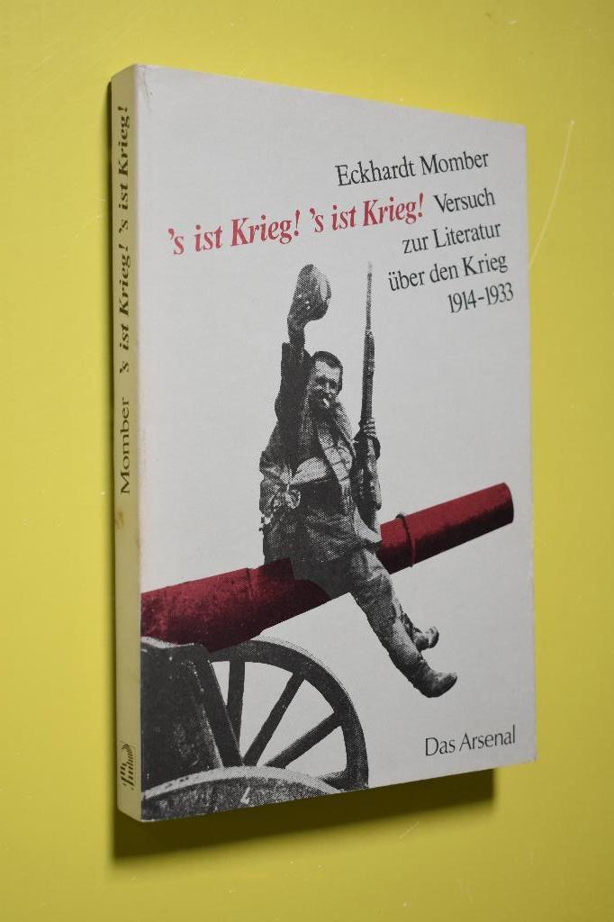 Versuch zur Literatur über den Krieg 1914-1933 -1e druk, Niet van toepassing, E. Momber, Ophalen of Verzenden, Zo goed als nieuw
