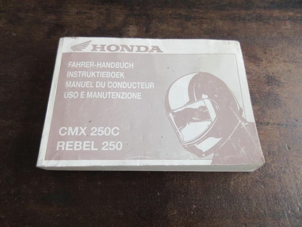Honda CMX250C Rebel 250 owner's manual handleiding, Motoren, Handleidingen en Instructieboekjes, Honda, Ophalen of Verzenden