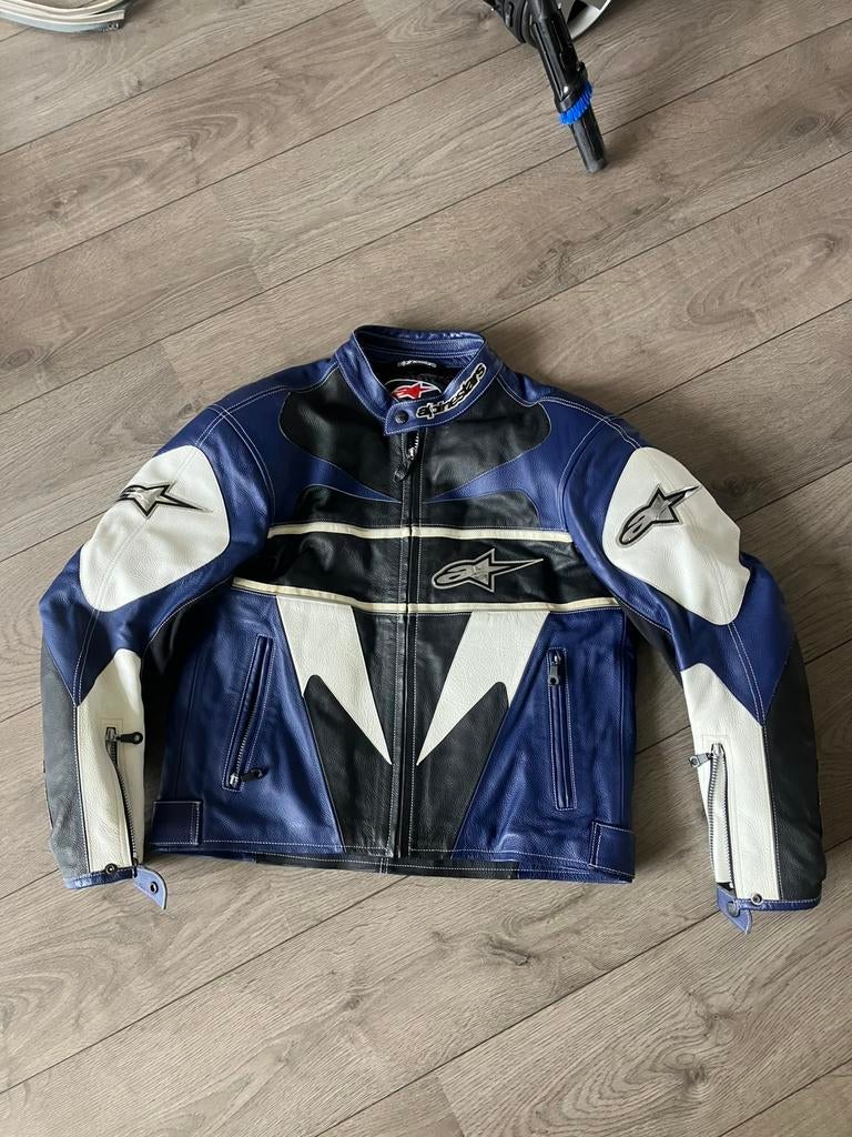 Alpinestars jas troy lee design maat 54, Motoren, Kleding | Motorkleding, Ophalen of Verzenden, Tweedehands, Heren, Jas | leer
