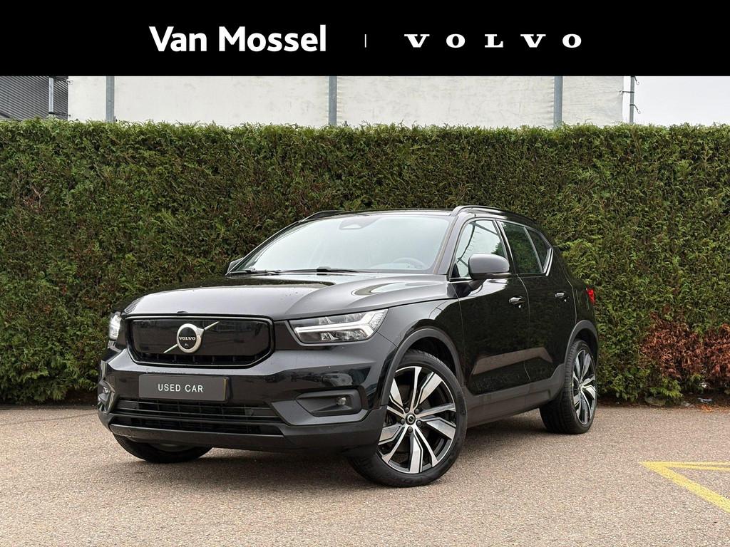 Volvo XC40 Recharge P8 AWD R-Design | Panoramadak | Trekhaak, Auto's, Volvo, 12 maanden, Gebruikt, Zwart, Origineel Nederlands