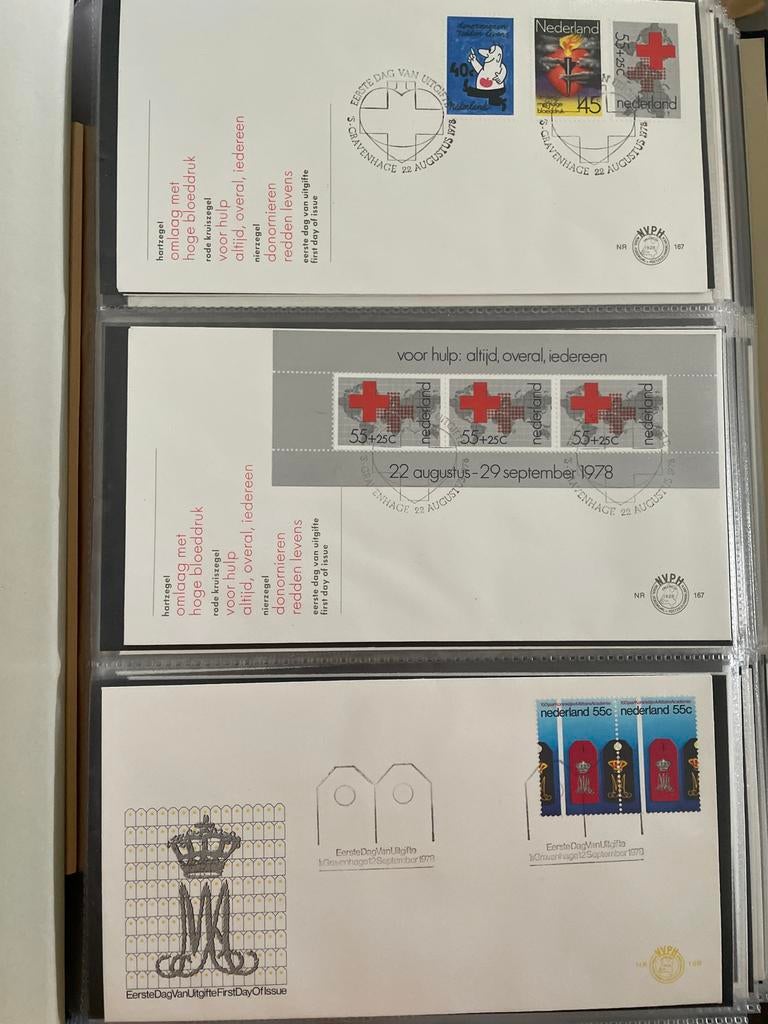 Album met eerstedagenveloppen (FDC's) - Nrs. 167 t/m 254, Postzegels en Munten, Postzegels | Eerstedagenveloppen, Ophalen of Verzenden