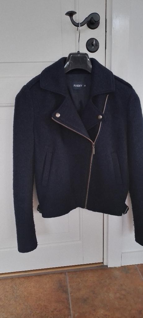 wollen damesjasje, Maat 38/40 (M), Blauw, Ophalen of Verzenden, Zo goed als nieuw