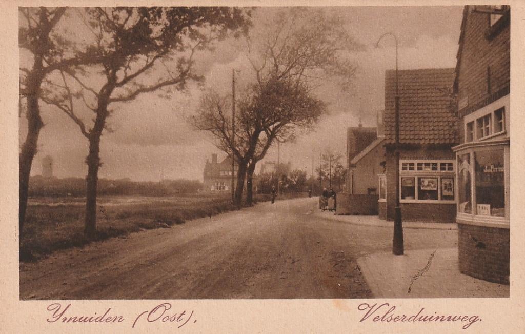 IJmuiden  Velserduinweg, Ophalen of Verzenden, 1920 tot 1940, Ongelopen, Noord-Holland