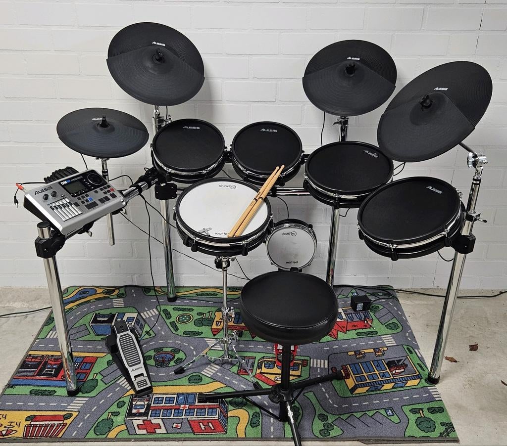 Alesis DM10 Pro Elektronisch Drumstel - Complete Set, Ophalen, Gebruikt, Overige merken, Elektronisch