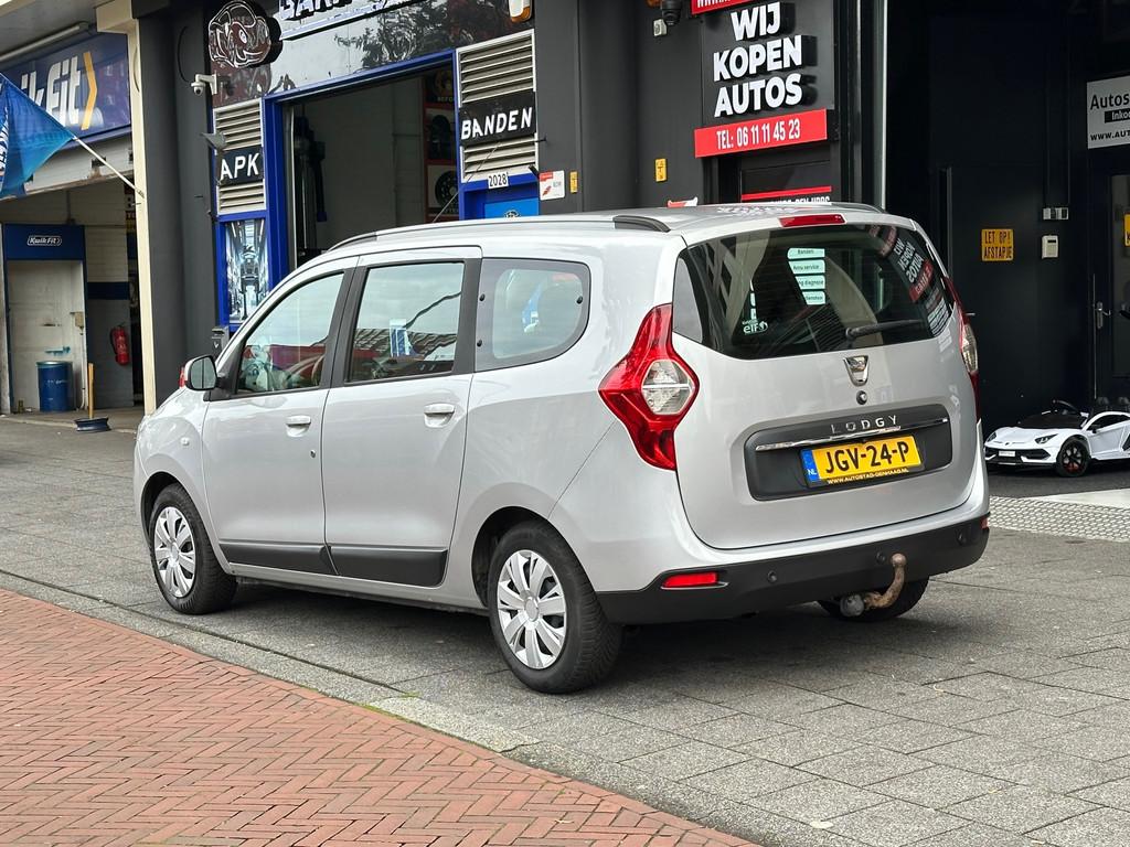 Dacia LODGY 1.2 TCe Lauréate 7 Persoons Navi Airco Camera, Voorwielaandrijving, Stof, Gebruikt, 4 cilinders