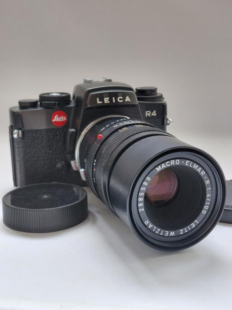 Leica R 4  met Leitz Macro 100 mm, Ophalen of Verzenden, Leica