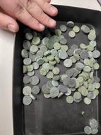 Lot met ongepolijste jade en onyx schijfjes, Ophalen of Verzenden