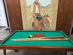 Vintage Biljarttafel met Accessoires, Ophalen of Verzenden, Gebruikt, Biljarttafel