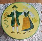 Vintage Lackerli Huus Basel blik, folklore, bloemen, Ophalen of Verzenden