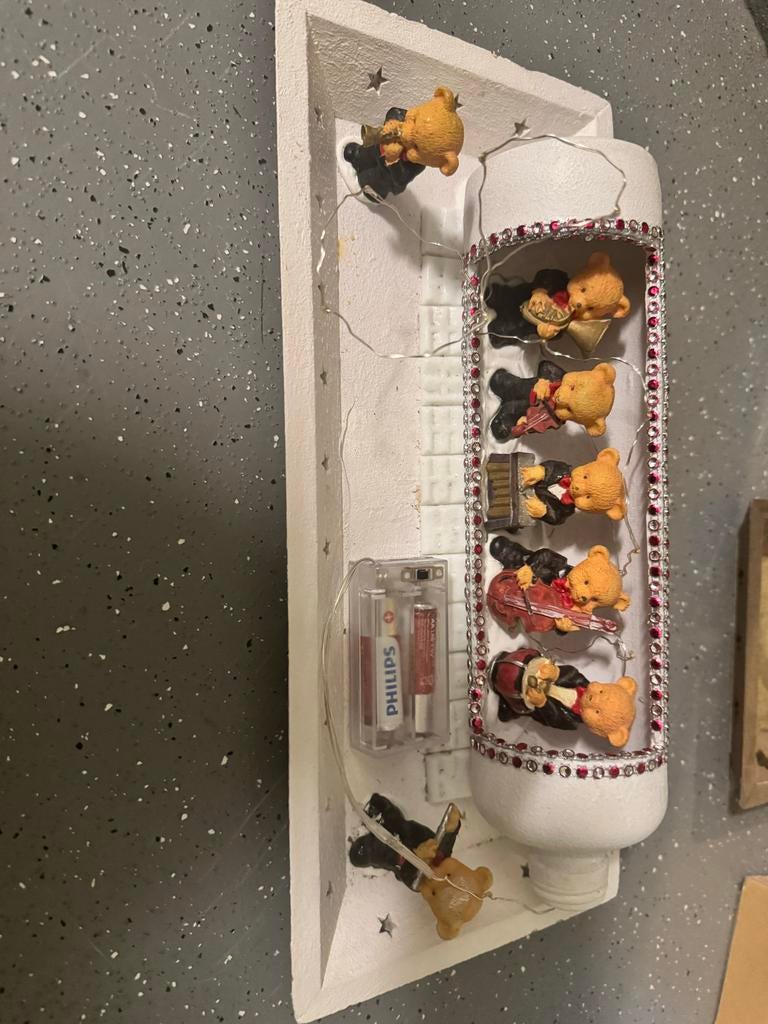 Mini teddybeer orkest, Ophalen
