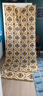2 New old stock Vintage Retro Barok lap  stof gordijnen 70, Vintage, Nieuw, Ophalen of Verzenden, 200 cm of meer