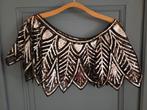 Mooie Charleston Cape Zwart Zilver Pailletten, Ophalen of Verzenden, Zo goed als nieuw, Historisch, Accessoires