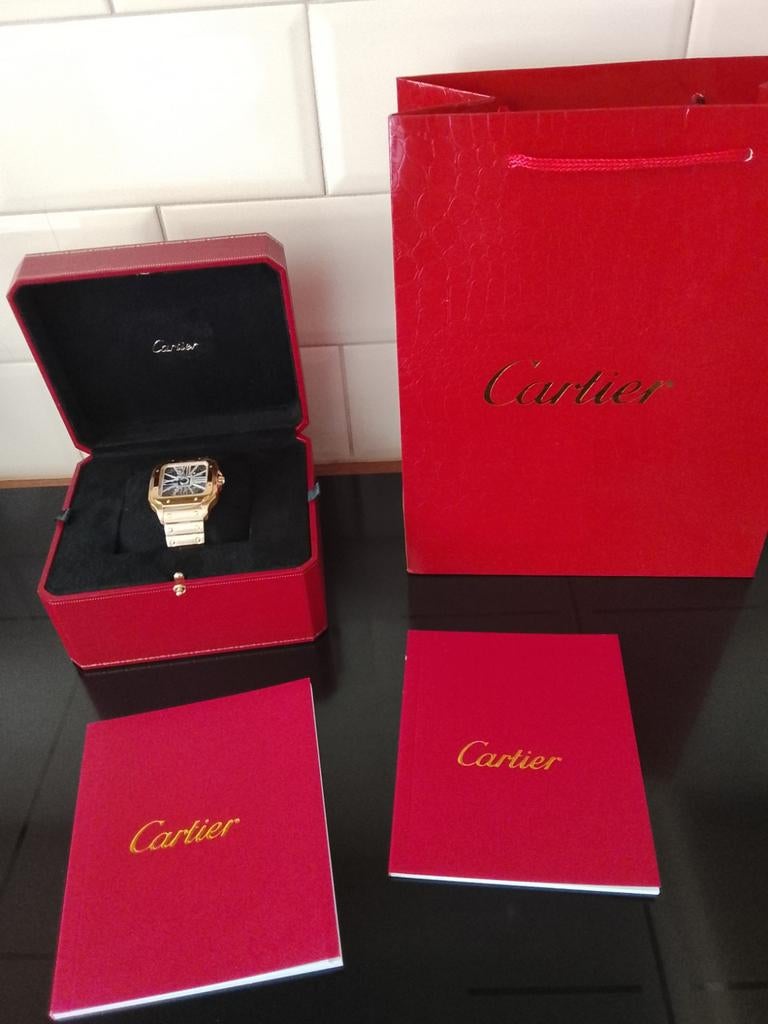 Cartier Santos skeleton, Ophalen of Verzenden, Waterdicht, Nieuw