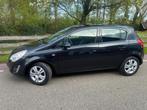 Opel Corsa 1.2-16V Rhythm Airco. PDC, Auto's, Voorwielaandrijving, Euro 5, Gebruikt, Zwart