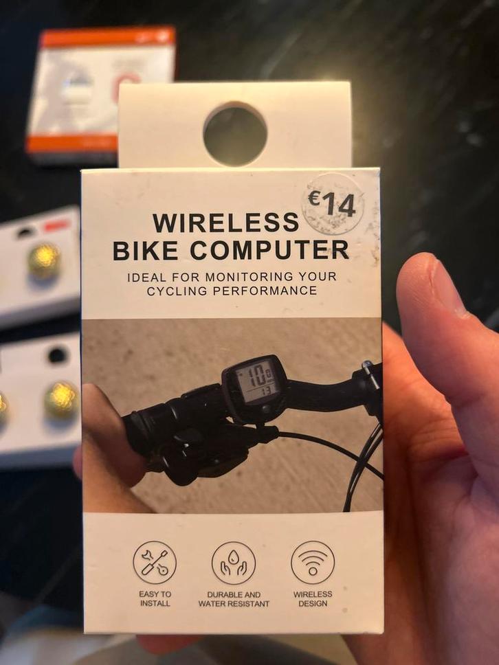 Draadloze Fietscomputer met Snelheidsmeter, Fietsen en Brommers, Fietsaccessoires | Fietscomputers, Nieuw, Draadloos, Ophalen of Verzenden