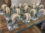 Zware zwenkwielen 15CM ZO GOED ALS NIEUW (ZEER DEGELIJK), Doe-het-zelf en Verbouw, Metalen, Ophalen, Zo goed als nieuw, IJzer