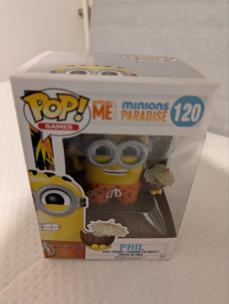 Funko Pop! Games Minions Paradise Phil 120, Verzamelen, Poppetjes en Figuurtjes, Ophalen of Verzenden