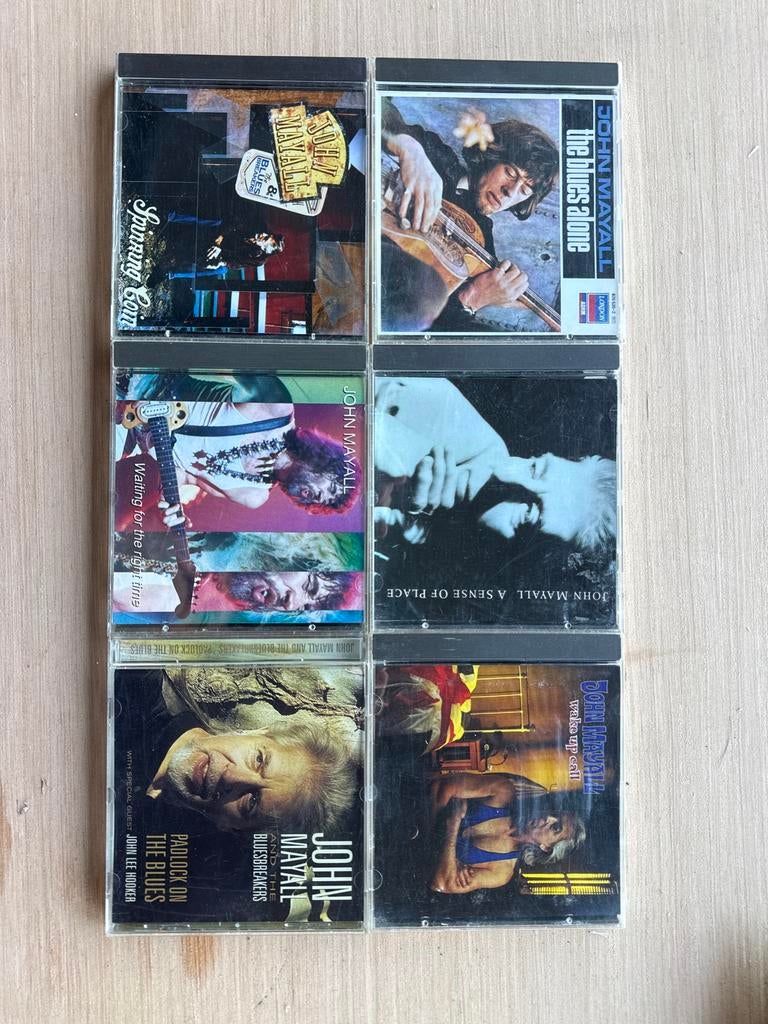 John Mayall CD collectie (6 stuks), Cd's en Dvd's, Ophalen of Verzenden, 1980 tot heden, Gebruikt, Jazz en Blues