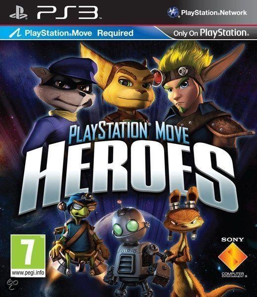 Ps3 playstation move heroes (ps move spel), Avontuur en Actie, Vanaf 18 jaar, 1 speler, Ophalen of Verzenden