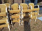 %# 20 terrasstoelen en 5 terrastafels#%, Tuin en Terras, Ophalen