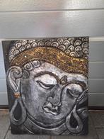 Te koop mooi boeddha schilderij hout., Ophalen, Zo goed als nieuw