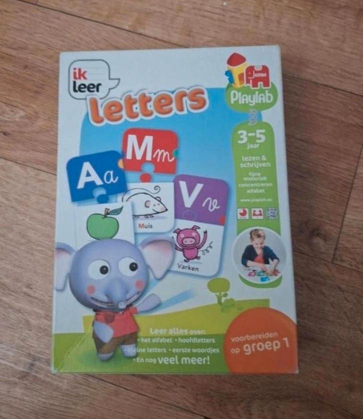 Ik leer letters - Jumbo Playlab (3-5 jaar), Kinderen en Baby's, Speelgoed | Educatief en Creatief, Zo goed als nieuw, Taal en Lezen