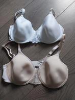 3 Triumph BH's 80C wit /huidskleur / grijs, Triumph, Ophalen of Verzenden, Wit, BH