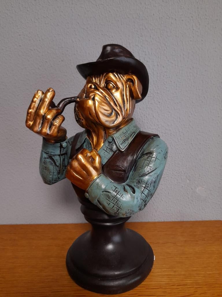 Mooie beeld bull dog., Ophalen of Verzenden, Zo goed als nieuw