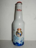 2019 REAL MADRID MAHOU Beer Aluminium Bier Flesje (leeg), Ophalen of Verzenden, Buitenlandse clubs, Vaantje of Sjaal