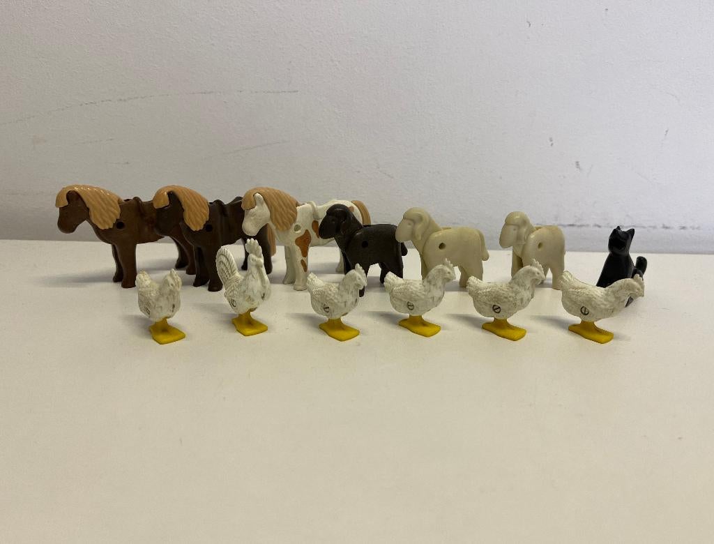 Dieren nr 97: Pony Schaap Hond Kip Haan Boerderij Rosa 3768, Ophalen of Verzenden, Gebruikt, Los playmobil