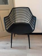 Webbing stoel kwantum zwart 4 stuks, Ophalen, Kunststof, Zwart, Zo goed als nieuw