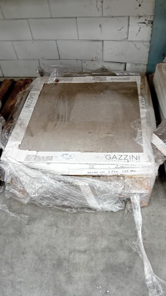 Gazzini essential grey Tegels 90x90cm, Doe-het-zelf en Verbouw, Tegels, Ophalen, 60 cm of meer, Nieuw, 5 tot 10 m²