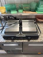 GGM Gastro Professionele Contactgrill - Dubbel, Ophalen of Verzenden, Gebruikt