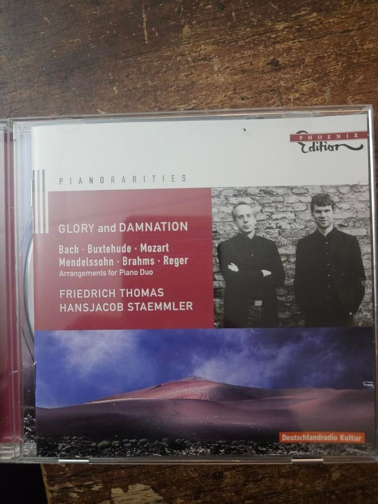 Pianorareties: Glory and Damnation - Klassieke CD, Ophalen of Verzenden, Barok, Zo goed als nieuw, Kamermuziek