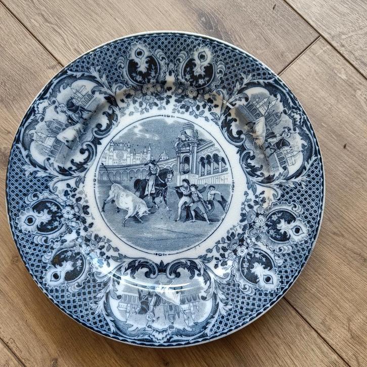 Societe Ceramique Maastricht hangborden, Antiek en Kunst, Antiek | Wandborden en Tegels, Ophalen