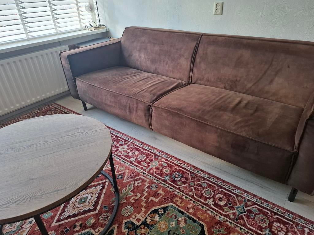 UMIX 4-zits bank Madison Astaro - coffee, Huis en Inrichting, 75 tot 100 cm, Ophalen of Verzenden, Zo goed als nieuw, Rechte bank