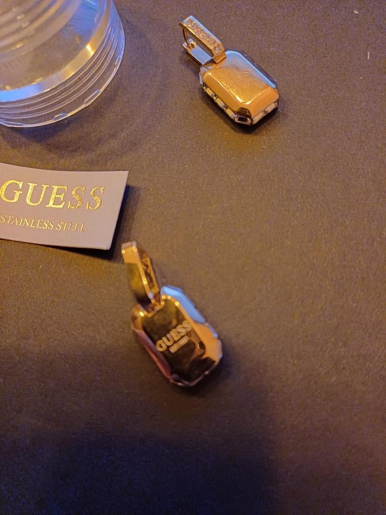 PAAR GUESS OORBELLEN-NIEUW-, Overige materialen, Hangers, Nieuw, Ophalen of Verzenden