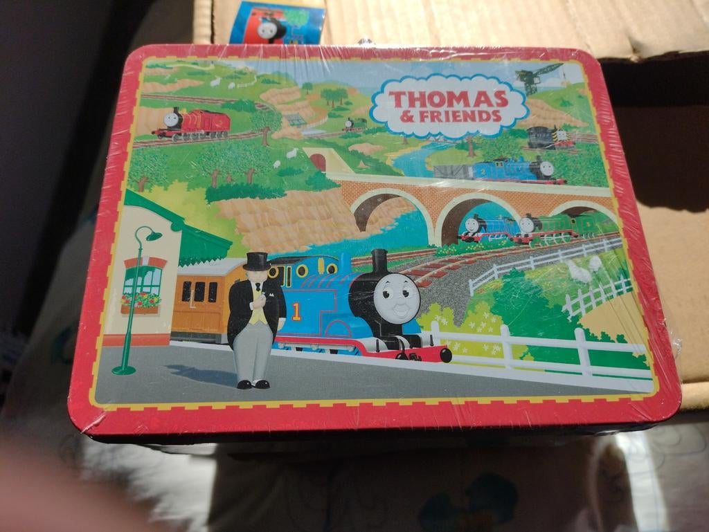 Thomas de Trein Lunchbox Koffertje, Kinderen en Baby's, Speelgoed | Overig, Ophalen, Zo goed als nieuw, Jongen of Meisje