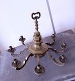 Antieke kroonluchter  zware uitvoering super mooi, Ophalen, Koper of Brons