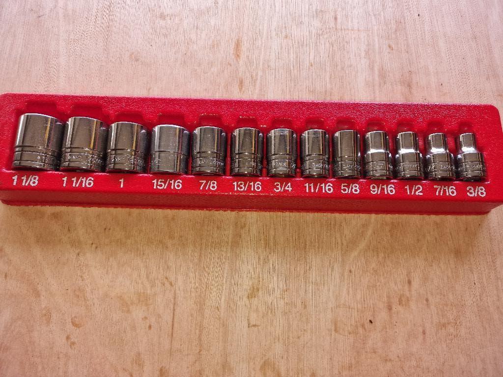 Snap On doppten - 12 kants - 1/2' drive., Ophalen of Verzenden, Zo goed als nieuw