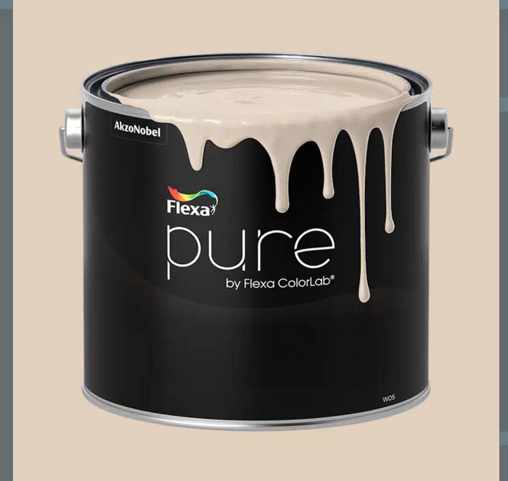 Flexa pure Gentle Umber 15 liter ONGEBRUIKT, Doe-het-zelf en Verbouw, Verf, Beits en Lak, Ophalen, Beige, Nieuw, Verf