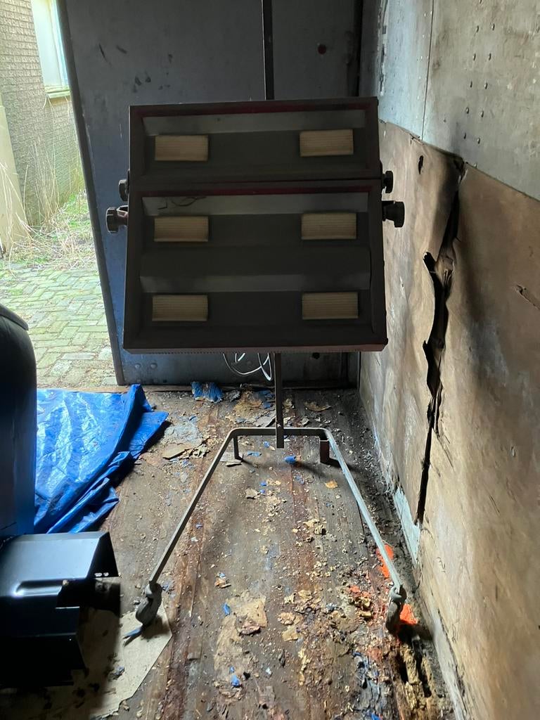 Lamp op standaard, Ophalen