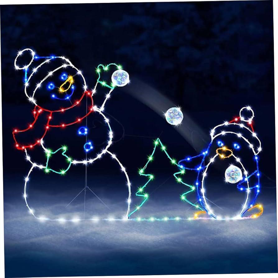 Nieuw, sneeuwpop verlicht. Zowel binnen als buiten., Diversen, Kerst, Ophalen of Verzenden