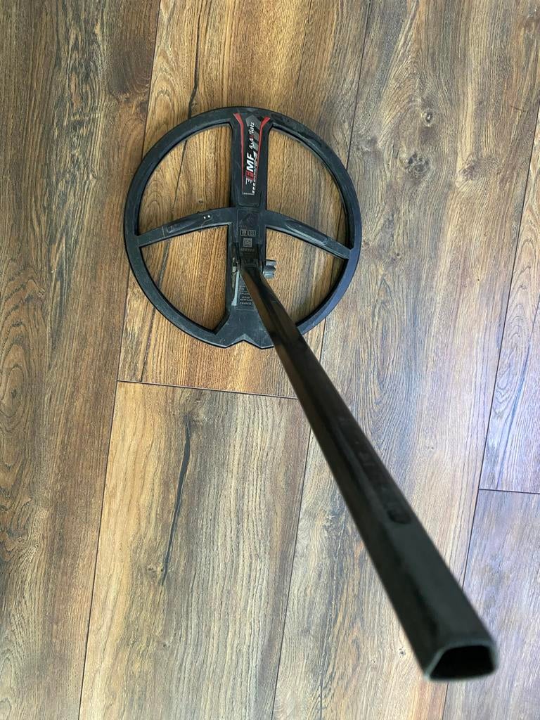 XP Deus 2 zoekschijf 28 cm, Gebruikt, Meer dan 30 cm, Ophalen of Verzenden, Discriminatie metaaldetectie