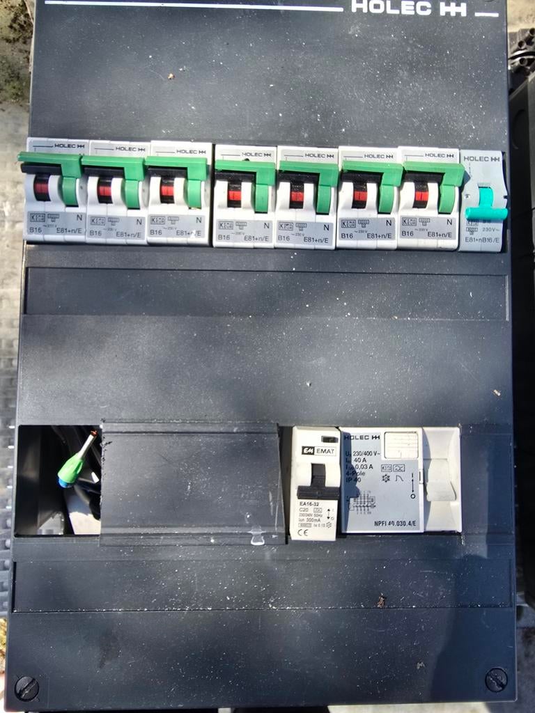 2e hands Holec groepenkast, Ophalen of Verzenden, Gebruikt, Overige typen